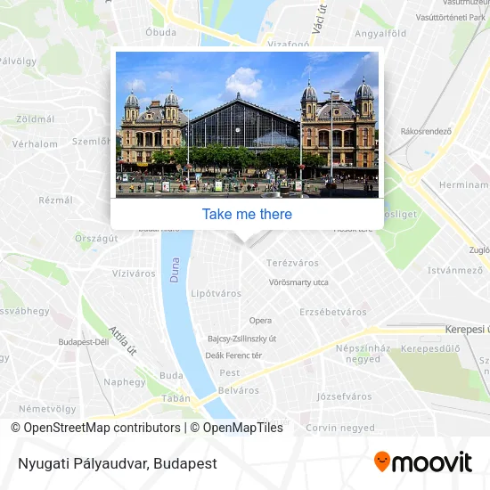 Nyugati Pályaudvar map