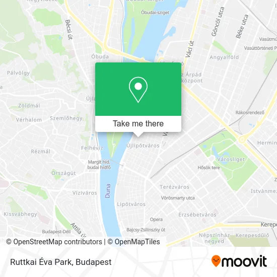 Ruttkai Éva Park map