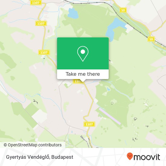 Gyertyás Vendéglő map