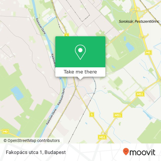 Fakopács utca 1 map