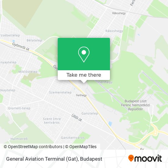 General Aviation Terminal (Gat) map