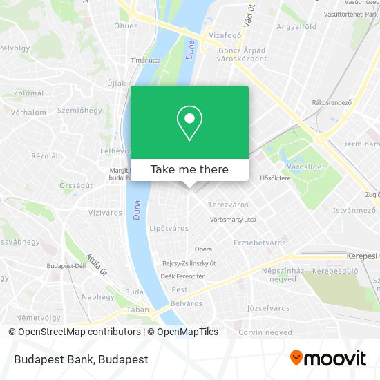 Budapest Bank map