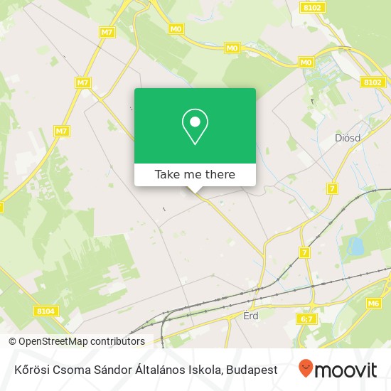 Kőrösi Csoma Sándor Általános Iskola map