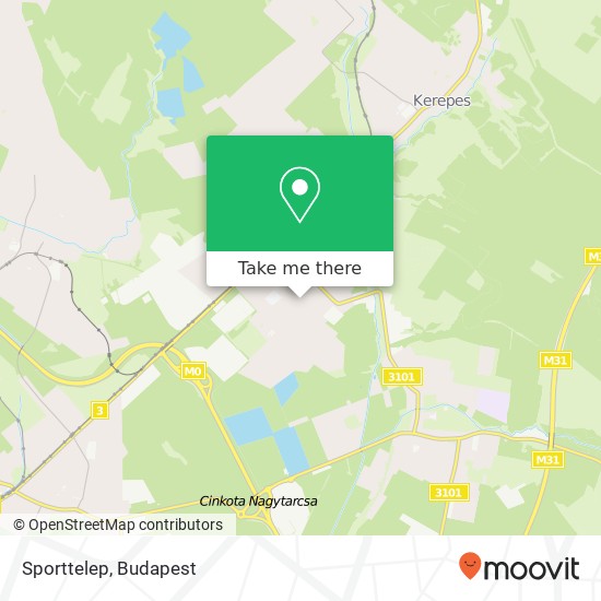 Sporttelep map