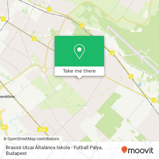 Brassó Utcai Általános Iskola - Futball Pálya map