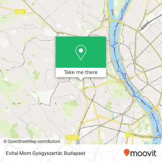 Evital-Mom Gyógyszertár map