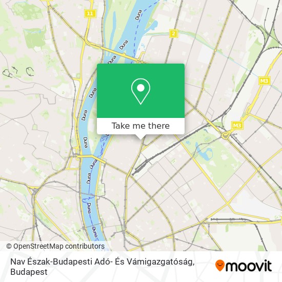 Nav Észak-Budapesti Adó- És Vámigazgatóság map