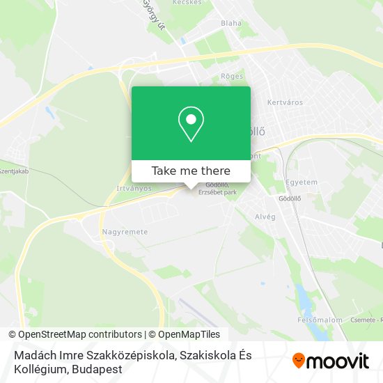 Madách Imre Szakközépiskola, Szakiskola És Kollégium map