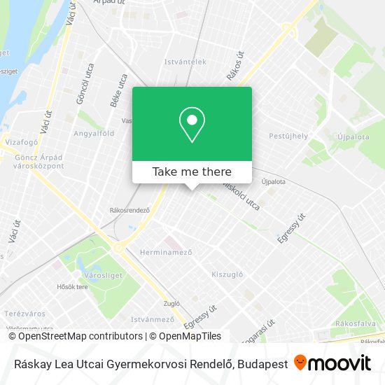 Ráskay Lea Utcai Gyermekorvosi Rendelő map