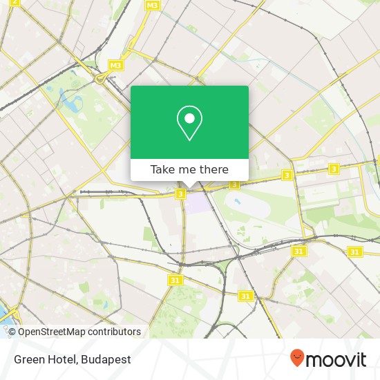 Green Hotel map