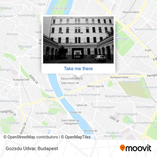 Gozsdu Udvar map