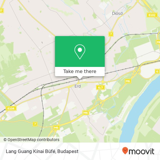 Lang Guang Kínai Büfé map