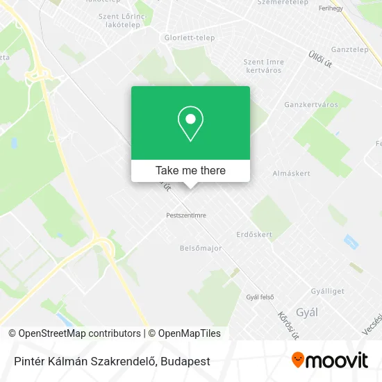 Pintér Kálmán Szakrendelő map