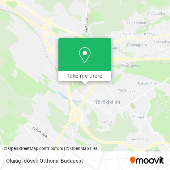 Olajág Idősek Otthona map