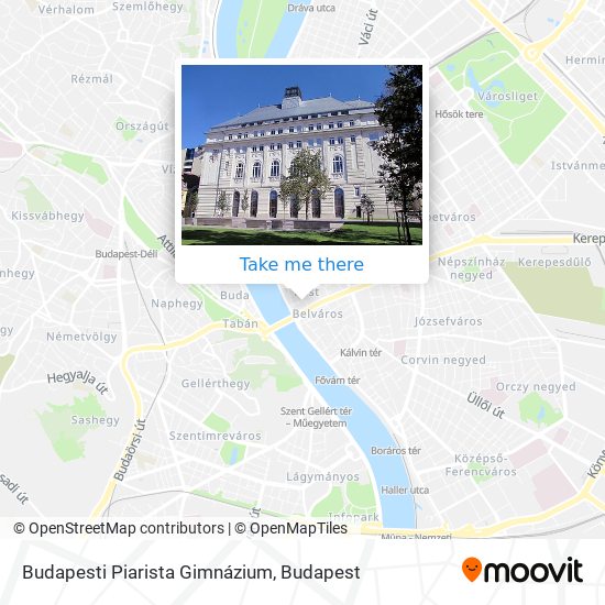 Budapesti Piarista Gimnázium map