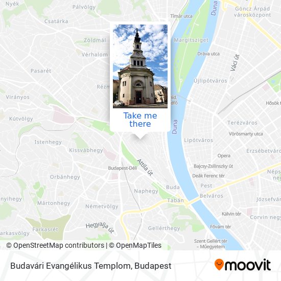 Budavári Evangélikus Templom map