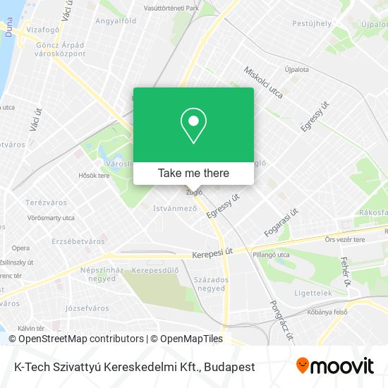 K-Tech Szivattyú Kereskedelmi Kft. map
