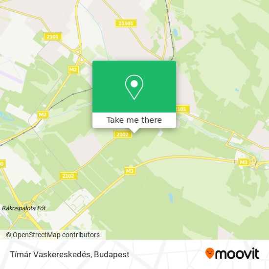 Tímár Vaskereskedés map