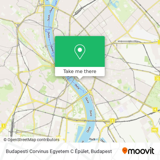 Budapesti Corvinus Egyetem C Épület map