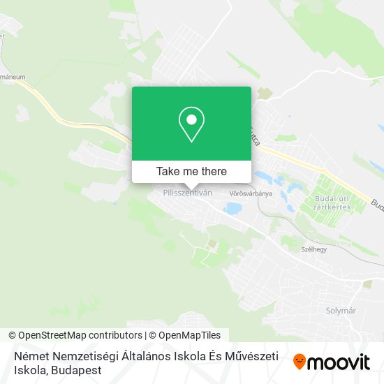 Általános Iskola Pilisszentiván map