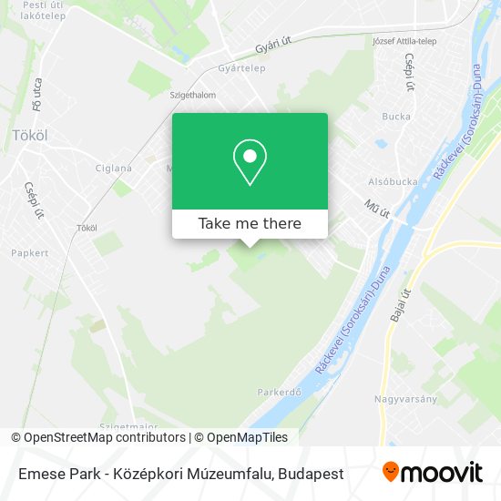 Emese Park - Középkori Múzeumfalu map