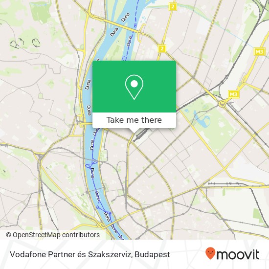 Vodafone Partner és Szakszerviz map