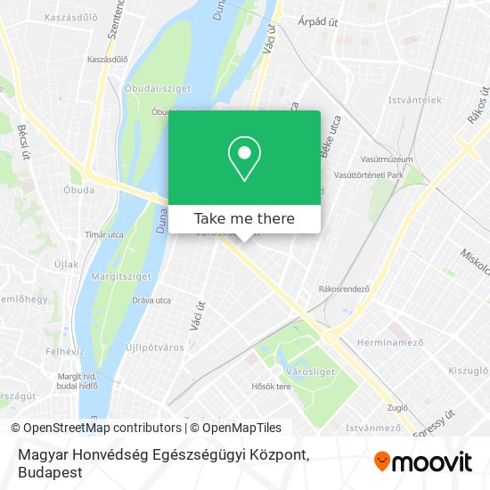 Magyar Honvédség Egészségügyi Központ map