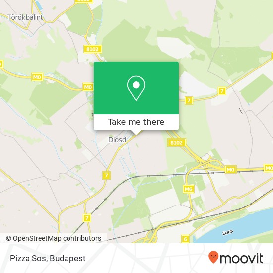 Pizza Sos map