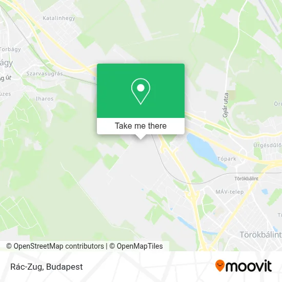 Ráczug map