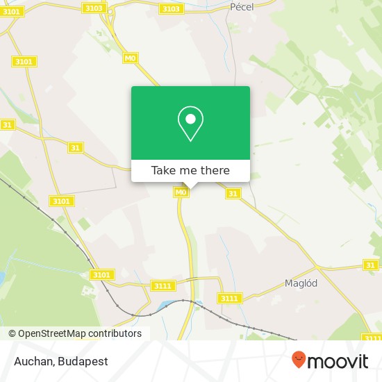 Auchan map