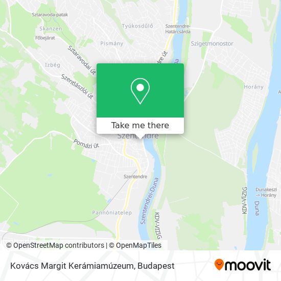 Kovács Margit Kerámiamúzeum map