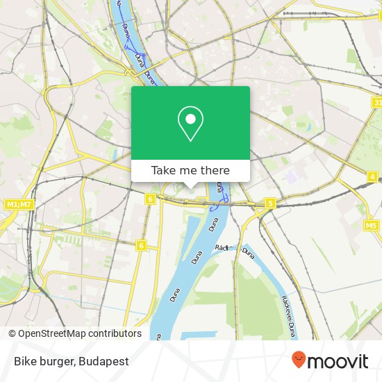 Bike burger map