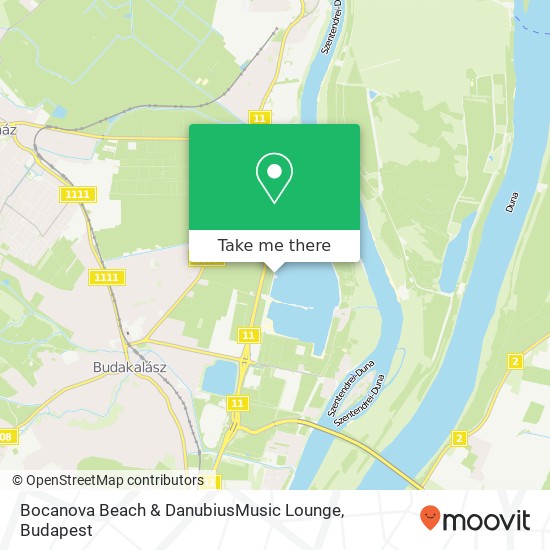 Bocanova Beach & DanubiusMusic Lounge map