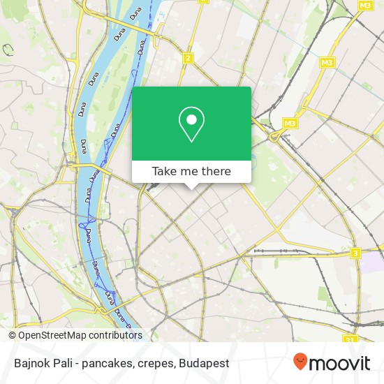 Bajnok Pali - pancakes, crepes map