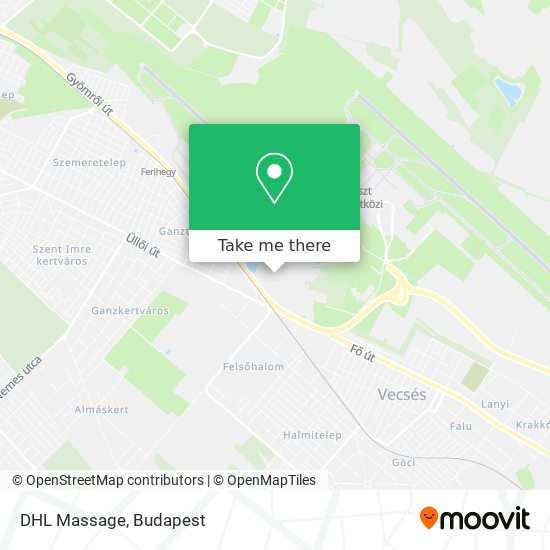 DHL Massage map