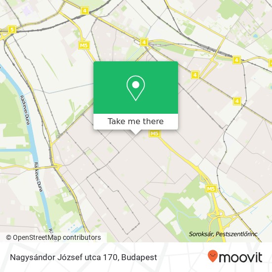 Nagysándor József utca 170 map