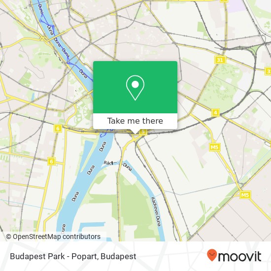 Budapest Park - Popart map