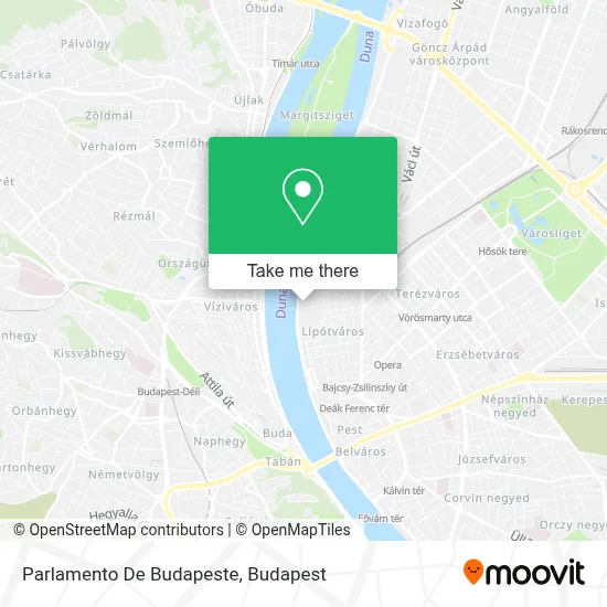 Parlamento De Budapeste map