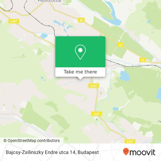 Bajcsy-Zsilinszky Endre utca 14 map