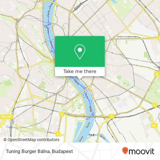 Tuning Burger Bálna map