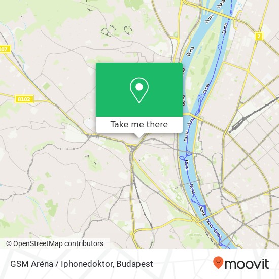 GSM Aréna / Iphonedoktor map
