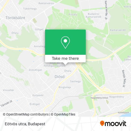 Eötvös utca map