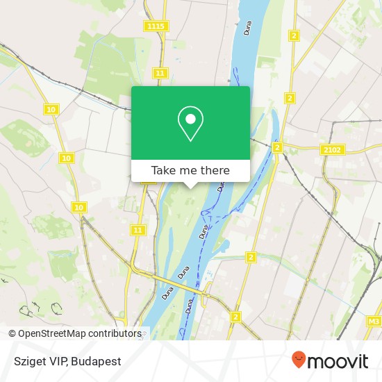 Sziget VIP map