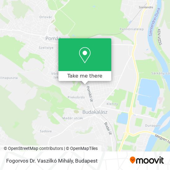 Fogorvos Dr. Vaszilkó Mihály map