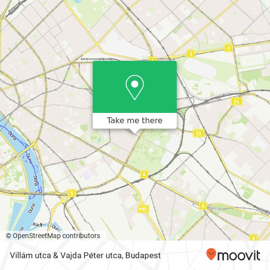 Villám utca & Vajda Péter utca map