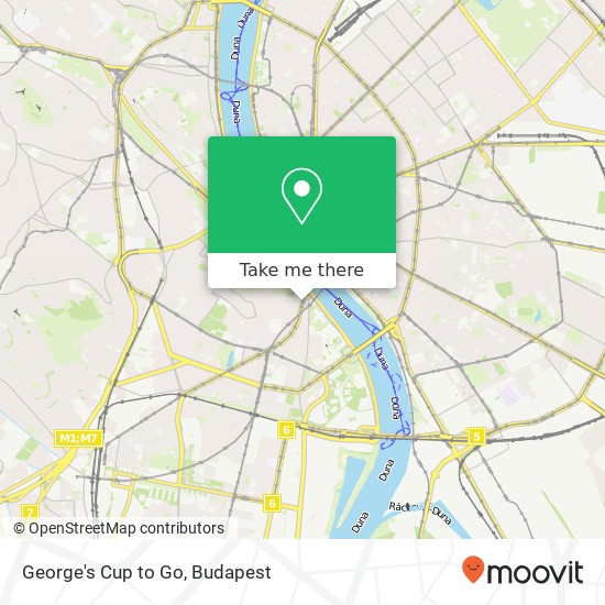 George's Cup to Go map