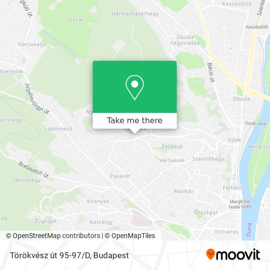 Törökvész út 95-97/D map