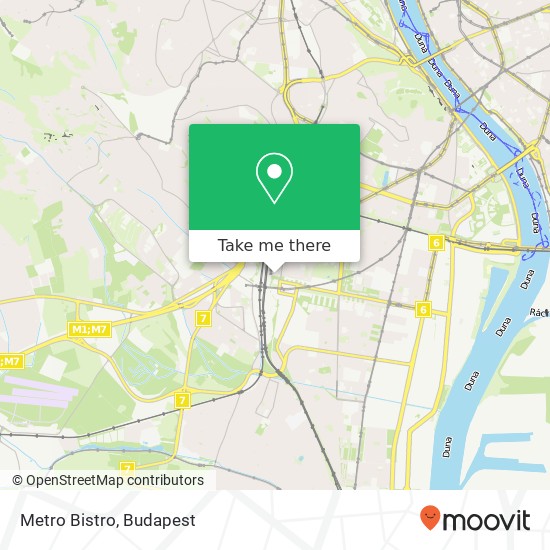 Metro Bistro map