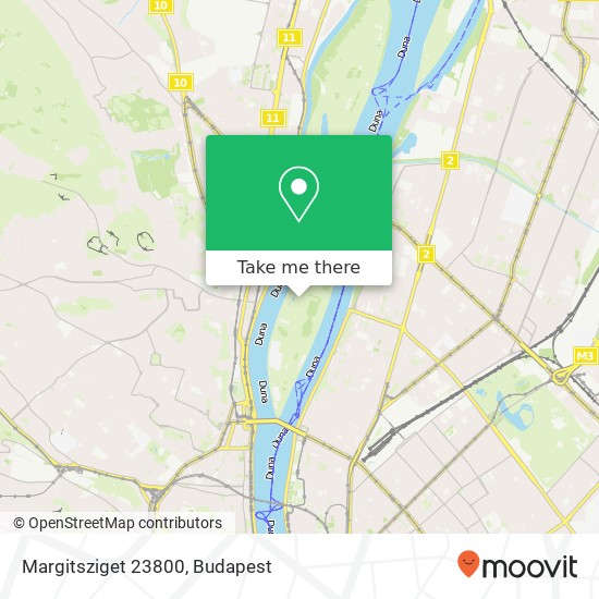 Margitsziget 23800 map