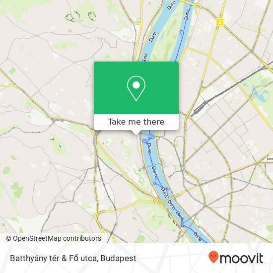 Batthyány tér & Fő utca map
